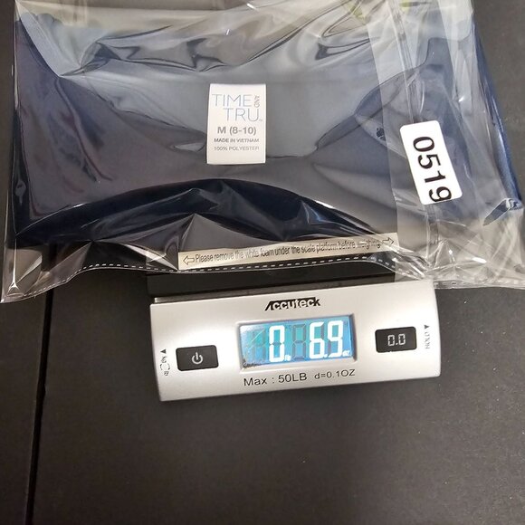 Time And Tru Womens Navy Bell Sleeve Blouse M - Picture 6 of 6